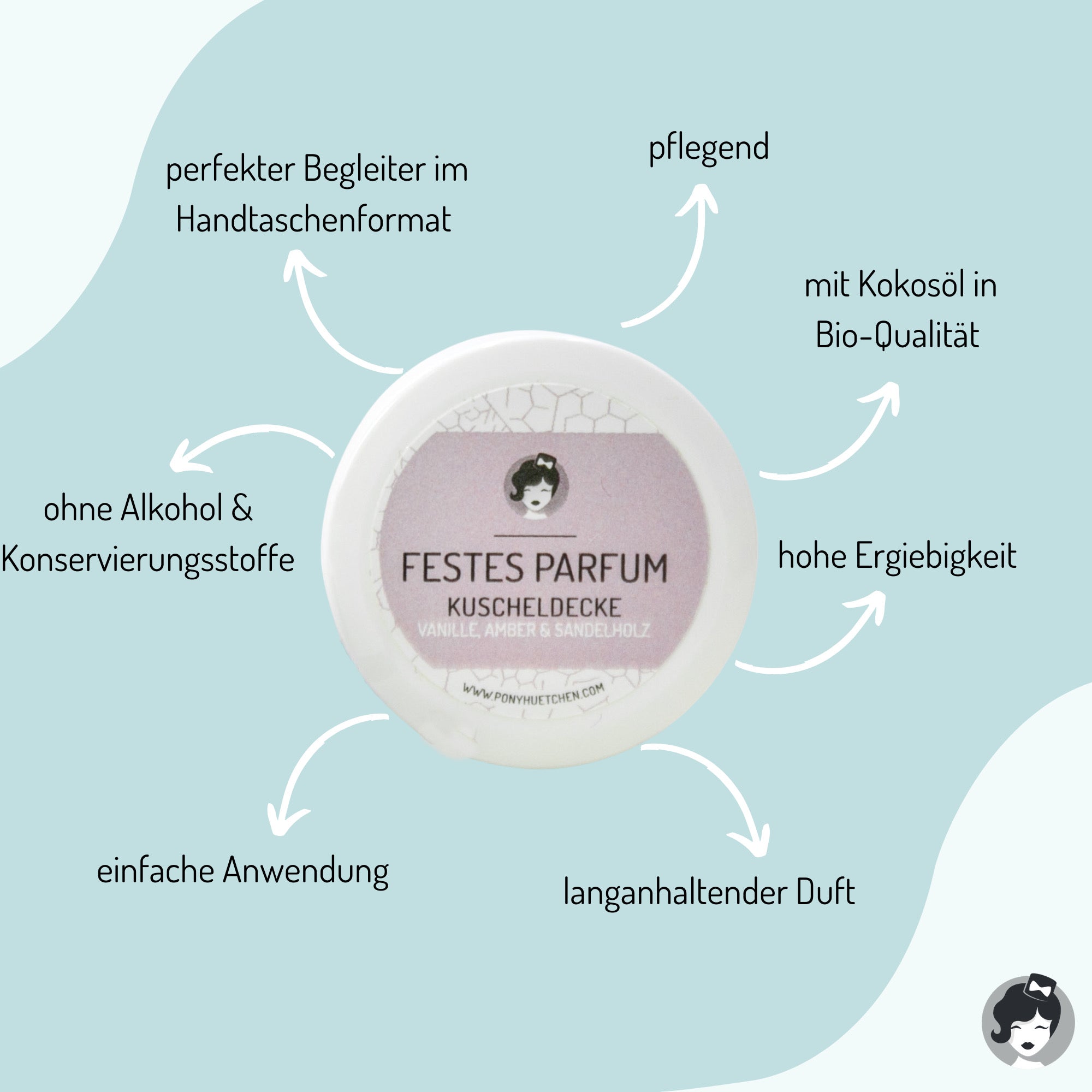 Festes Parfum Kuscheldecke